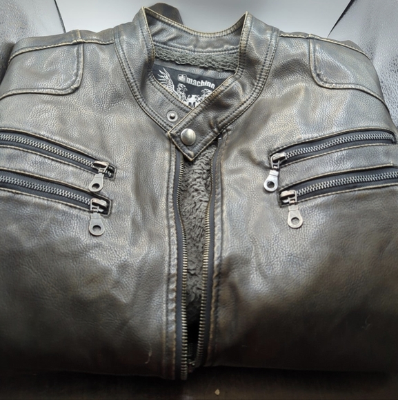 Machine Jackets & Coats Machine Clothing Company Faux Leather